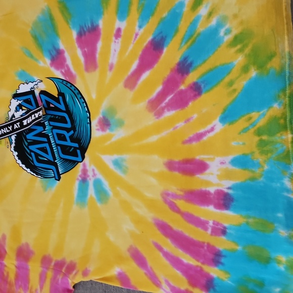 Santa Cruz youth Tie Dye t shirt nwt size large - Picture 4 of 4